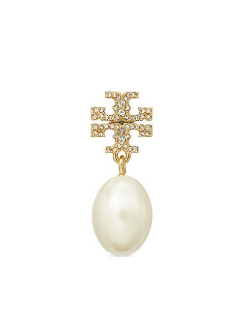 ORECCHINO PENDENTE KIRA CON PERLA E PAVÉ TORY BURCH | 158536137